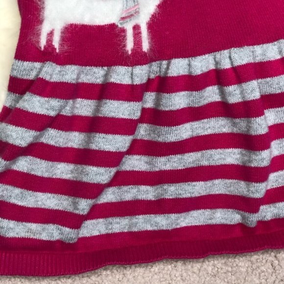 Gymboree 3T Pink Dog Striped Dress - Picture 3 of 7